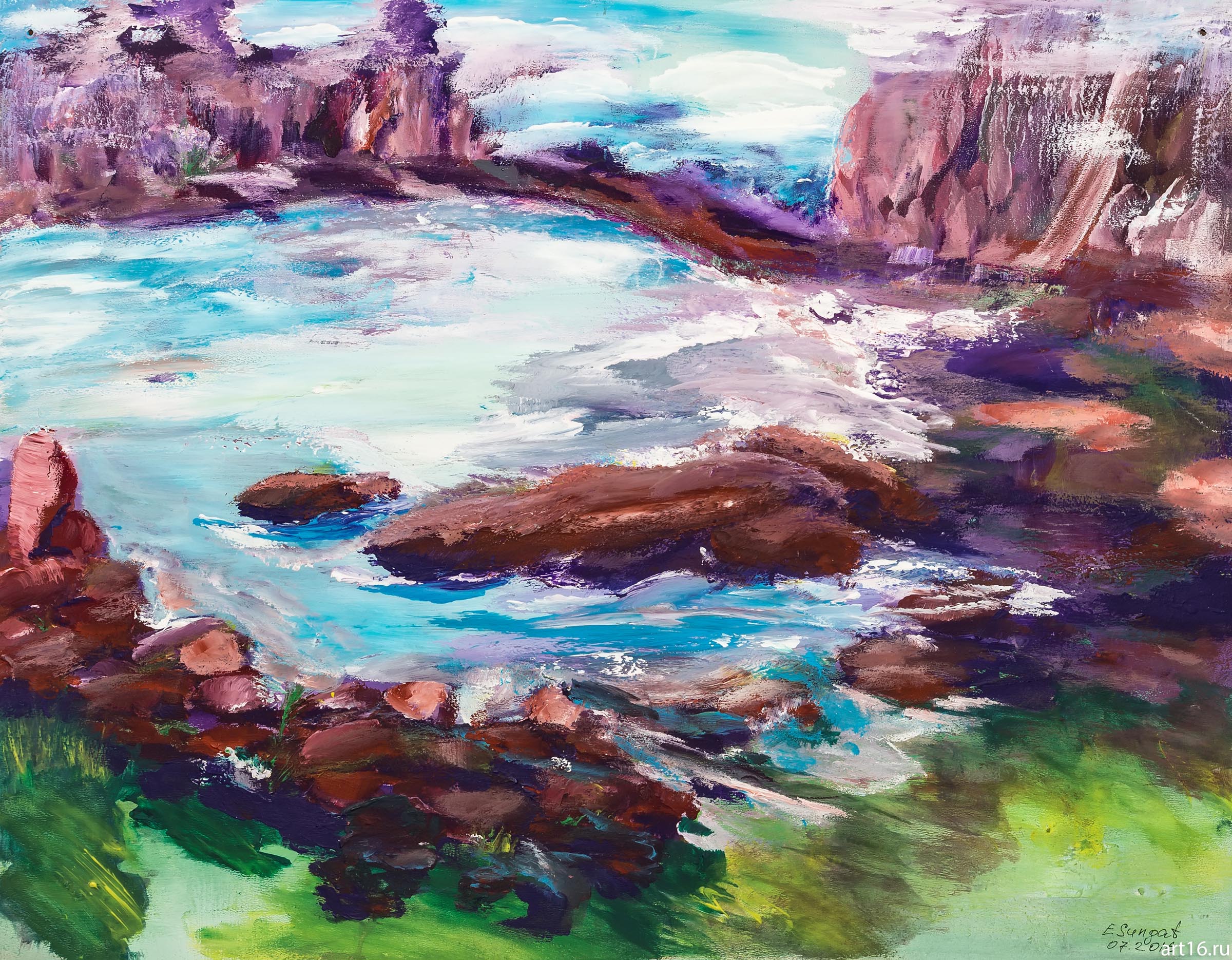 Залив ожиданий. 2016. Сунгатова Елена::Мои картины