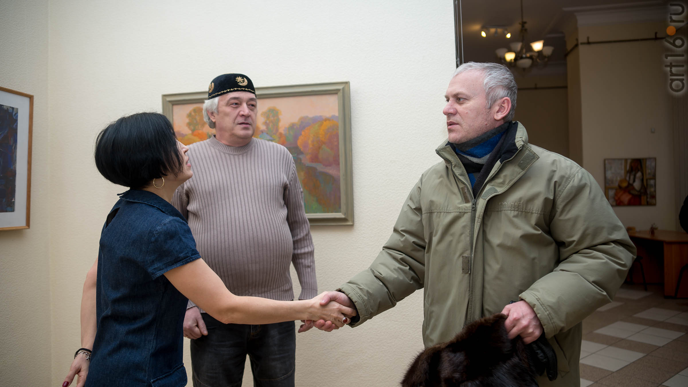 Гильмутдинов Ленар, Сиразиев Ильнур Ильбрусович, Фасхутдинова Луиза::Выставка «Русский Север в Казани»