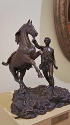 Конь с водничим. 1830-е, бронза,  Клодт П.К. (1805-1867)