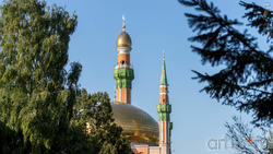 Минареты мечети им. Р.Г. Галеева в Альметьевске