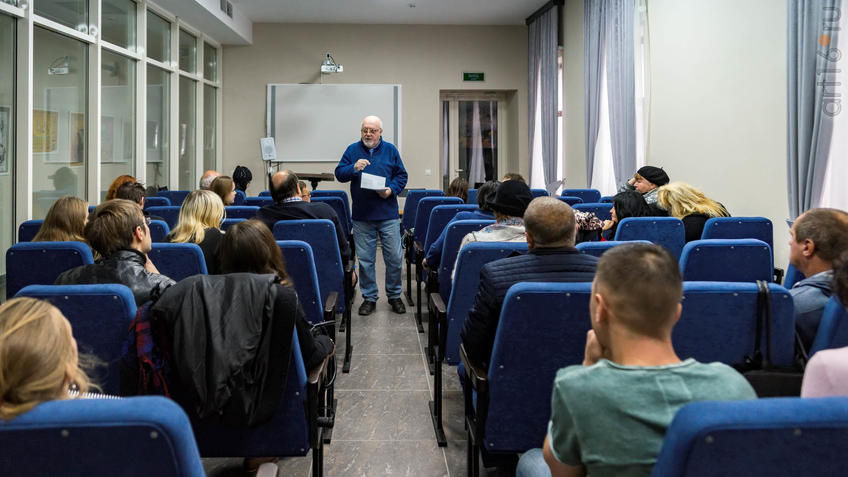 Борис Вайнер. Открытие литературного сезона ЛИТО им. М.Д. Зарецкого при Музее Горького::Открытие cезона ЛИТО им.М.Д.Зарецкого (рук.Борис Вайнер)