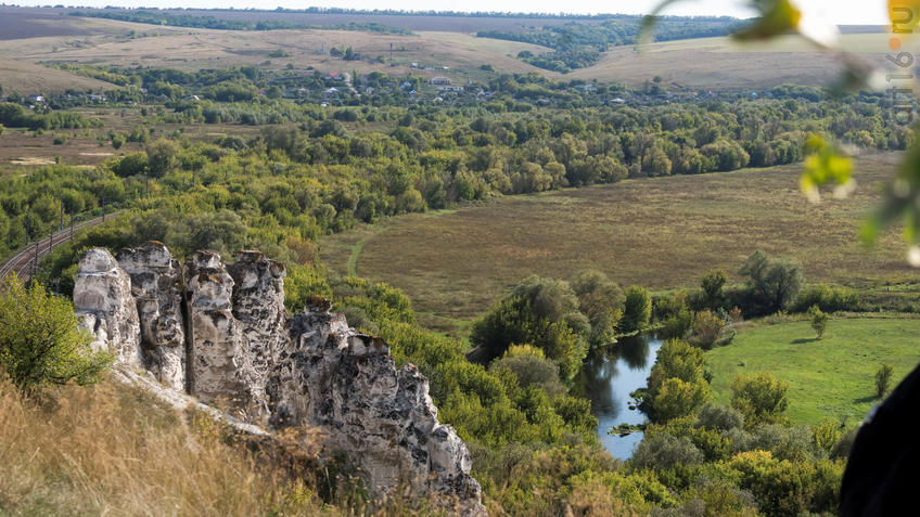 Большие Дивы и долина реки Тихая Сосна::Дивногорье. 2017 сентябрь