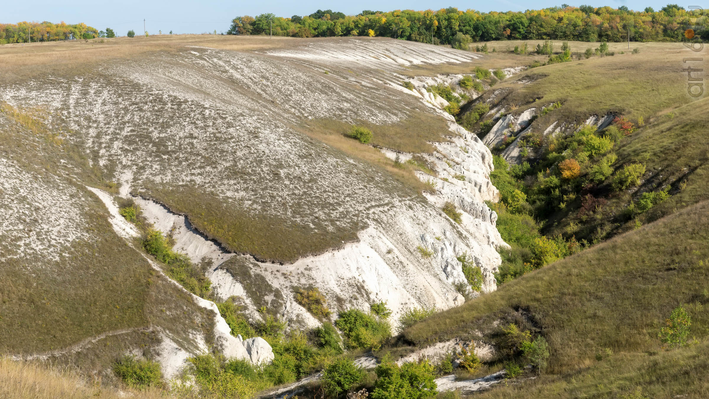 Меловой каньон Дивногорья::Дивногорье. 2017 сентябрь