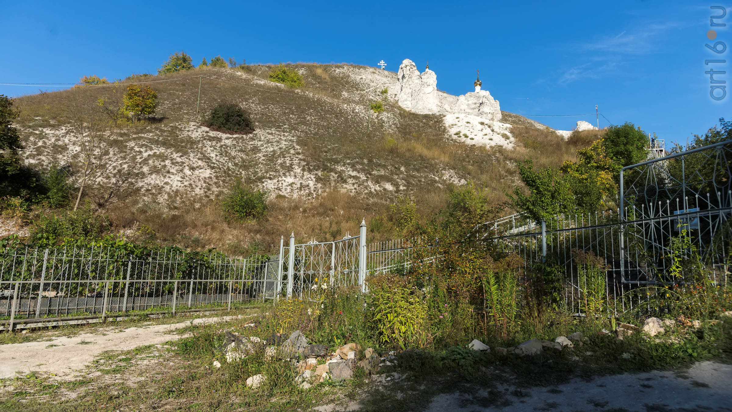 Вид  из-за ограды монастыря на Малые Дивы::Дивногорье. 2017 сентябрь