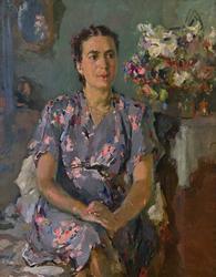 Портрет Муниры Булатовой. 1947. Б.И.Урманче. 1897-1990