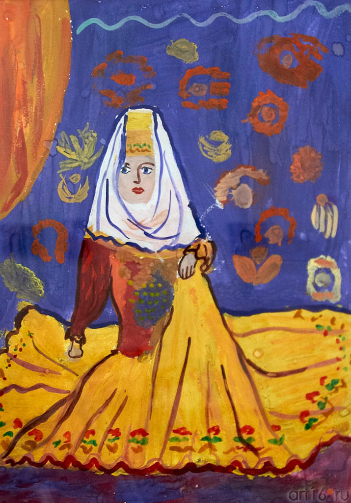 Галяутдинова Элина, 13 лет::«Путешествие красного зонтика»