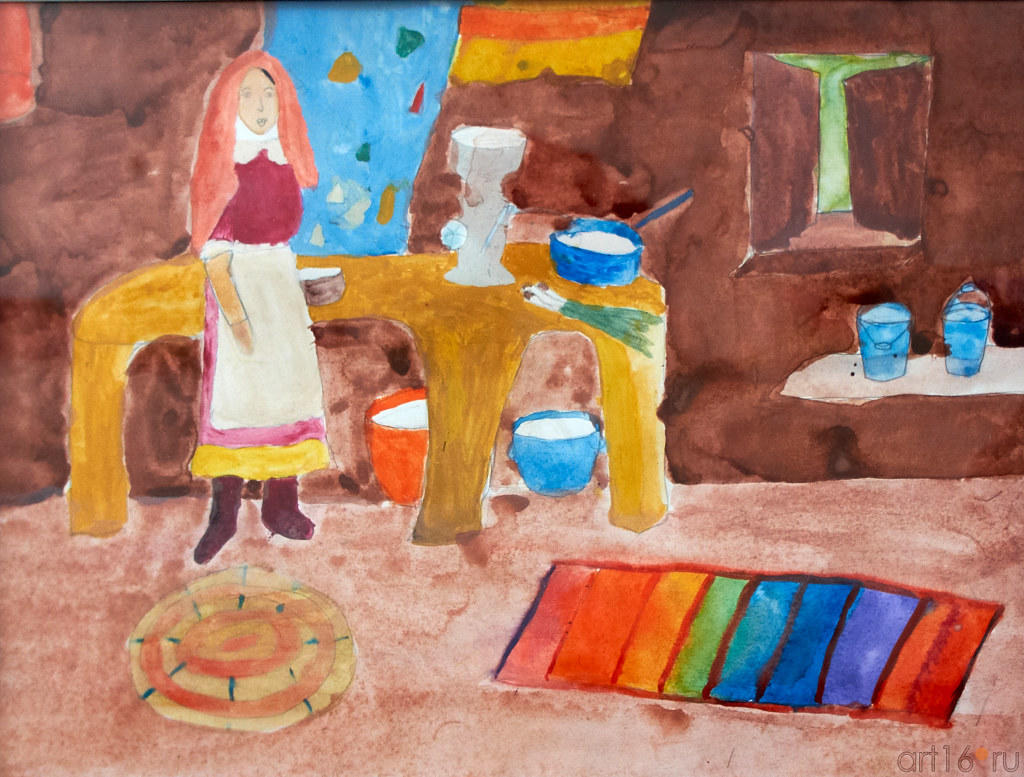 У сепаратора. Шокари Сокина, 10 лет::«Путешествие красного зонтика»