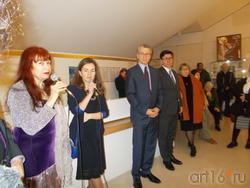 Посол России во Франции Леонид Юрьевич Кадышев на открытии выставки