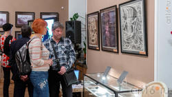На выставке Н.Альмеева в Казанской Ратуше