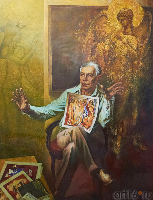 Портрет искусствоведа Алпатова. Абзгильдин А.А. 1937:: Абрек Абзгильдин