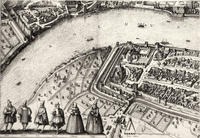 Вид Базеля. 1615.  (фрагмент). Маттеус Мериан I (1593 -1650)