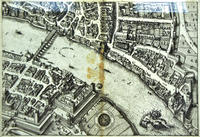 Вид Базеля. 1615.  (фрагмент). Маттеус Мериан I (1593 -1650)