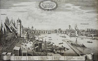 Вид Франкфурта с восточной стороны. 1646. Маттеус Мериан I (1593 -1650)