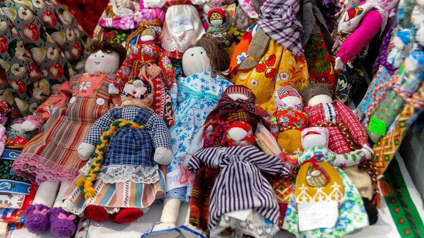 Фото №963856. Тряпичные куклы. Тряпичные куклы. Центр народных художественных промыслов РТ