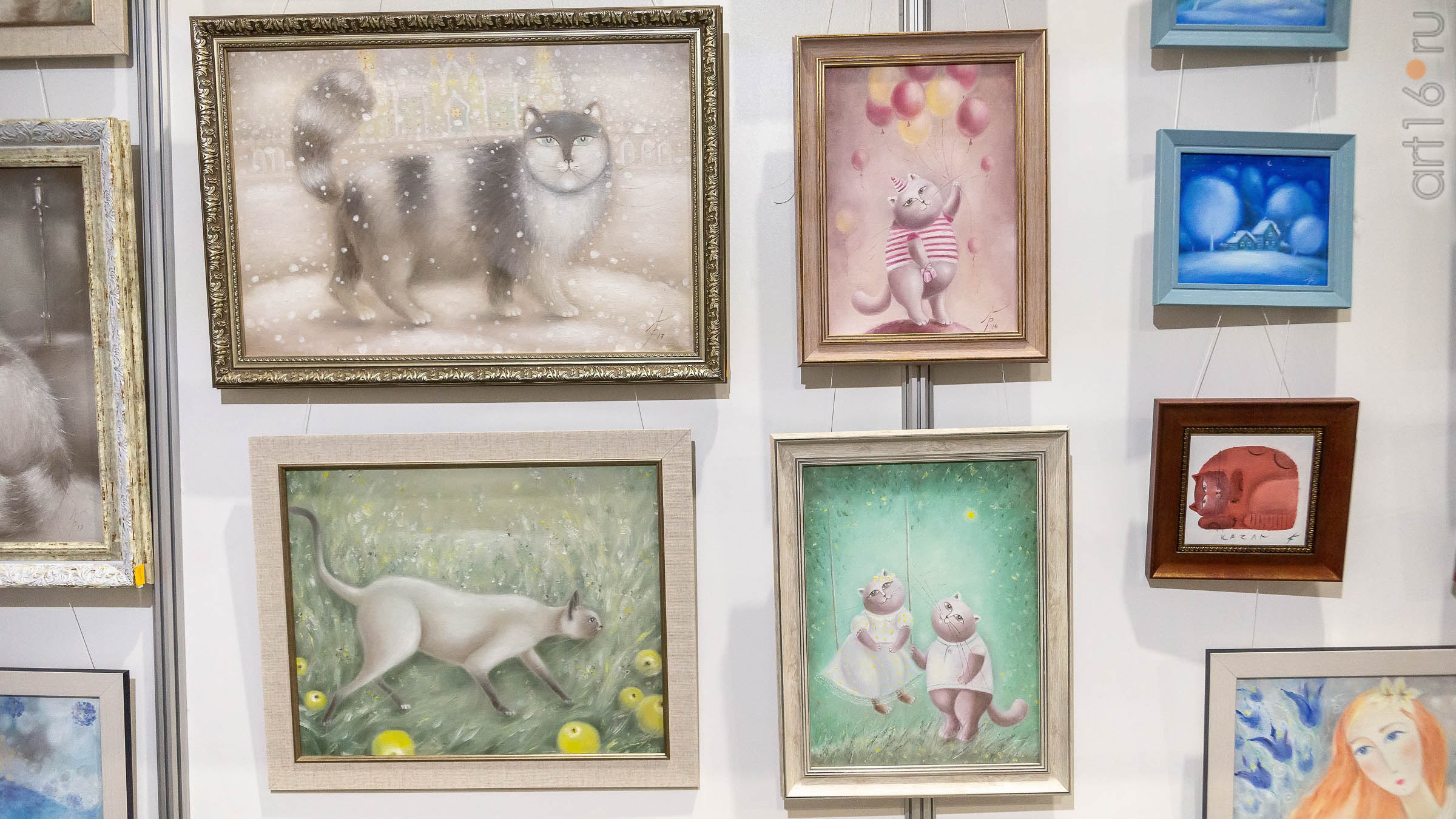 Коты Людмилы Бабаевой::Арт-галерея 2019