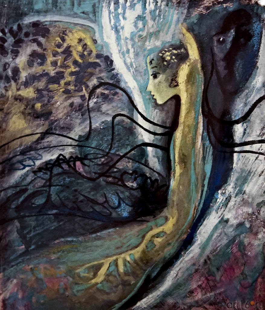 И мокли волосы Медеи /Б.Ахмадулина/. В.Аршинов::Аршинов Виктор Петрович <br />Выставка "Шарманки детская душа"