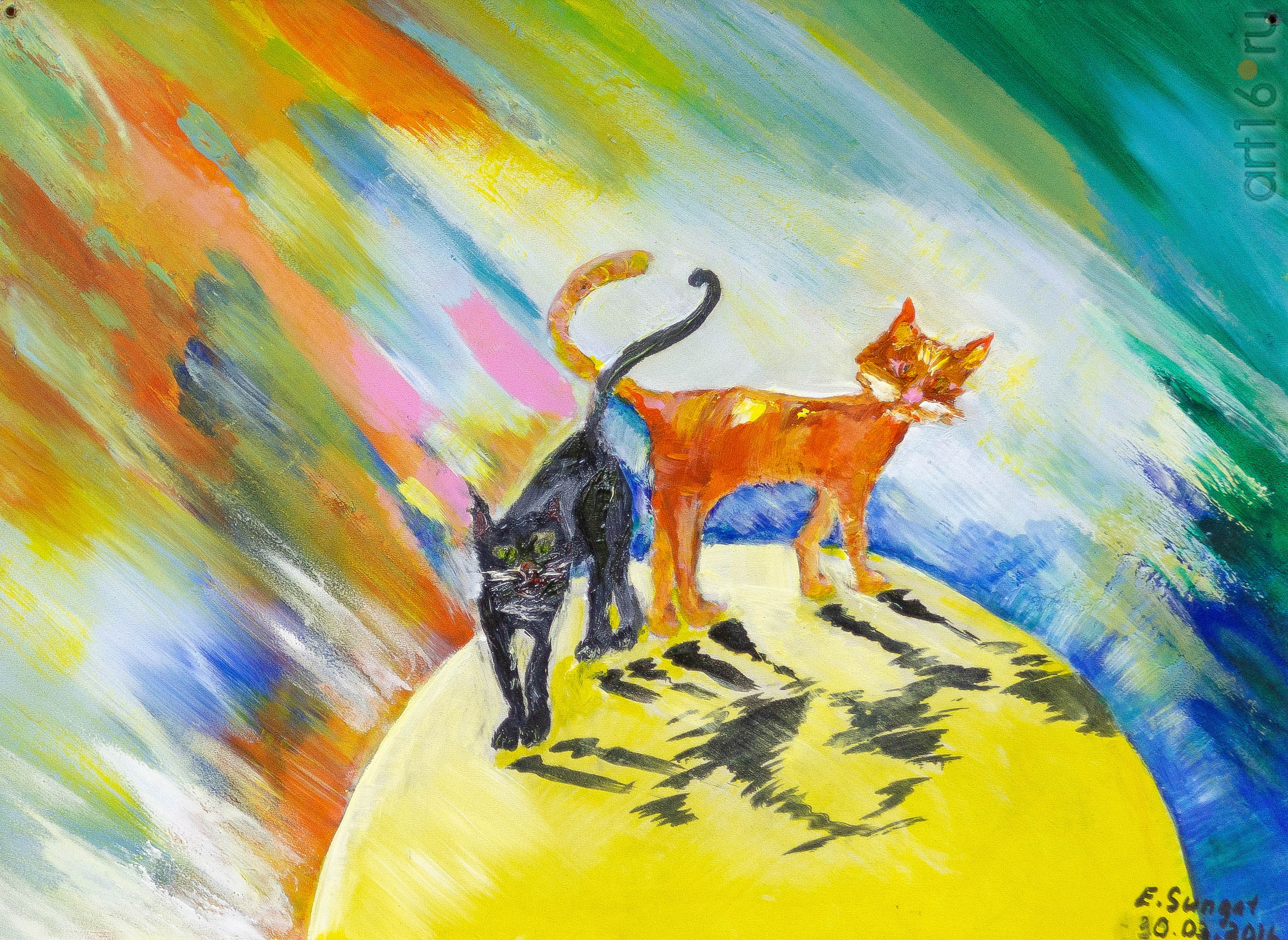 Планета кошек. 2016. Сунгатова Елена::20191225 Лена картины