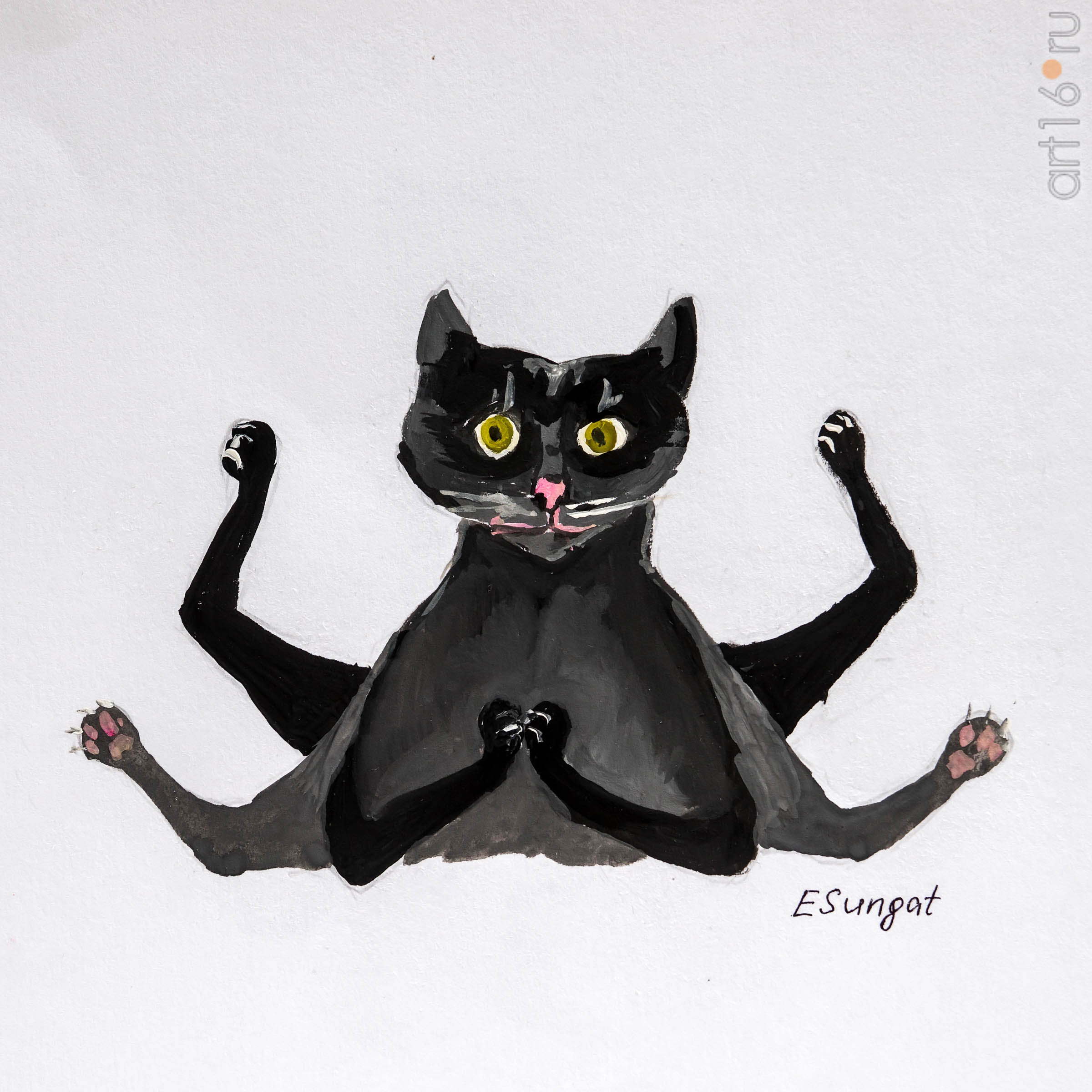 Шредика шестилапая. 2018. Сунгатова Елена::Кошка Шредика