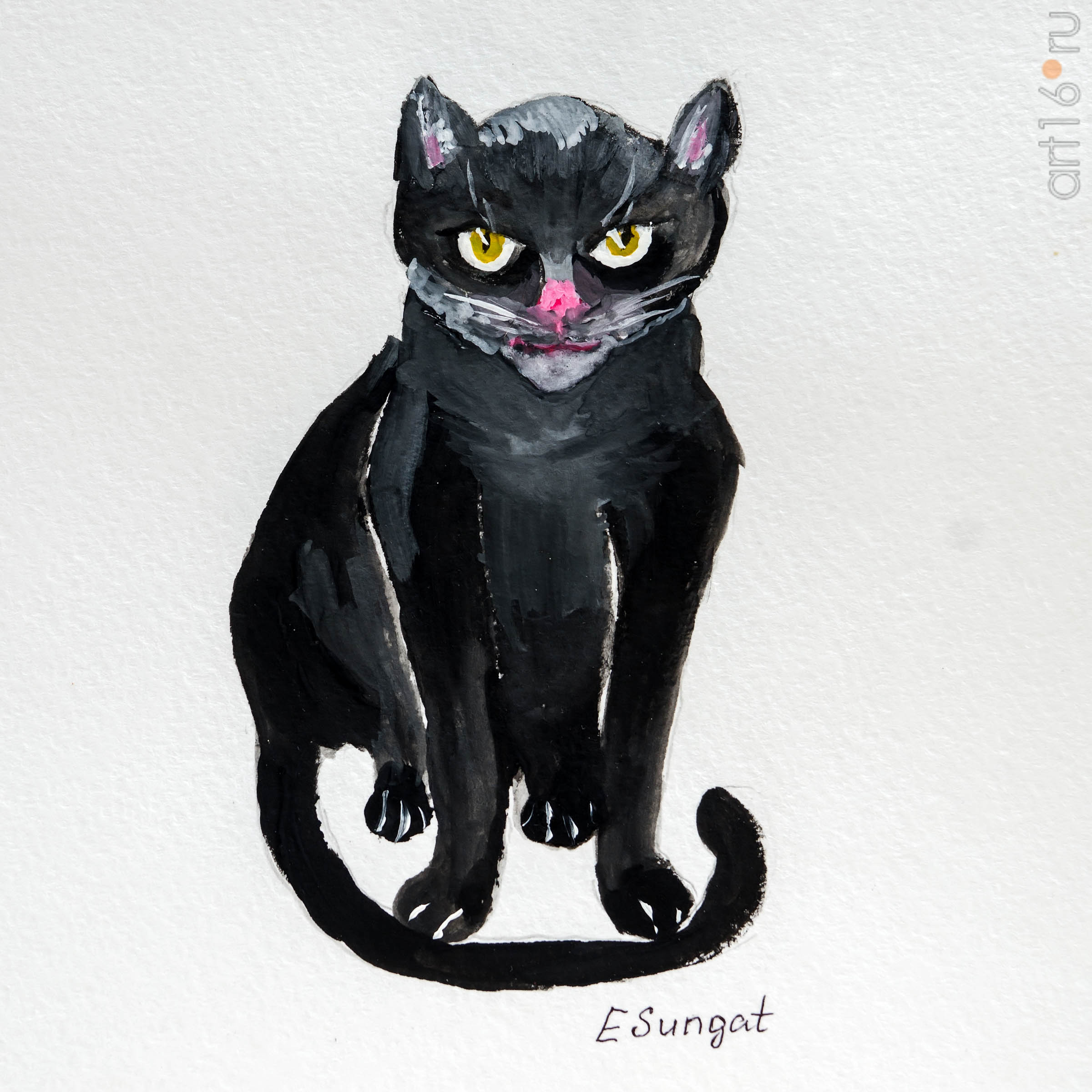 Шредика замышляет кое-что. 2018. Сунгатова Елена::Кошка Шредика