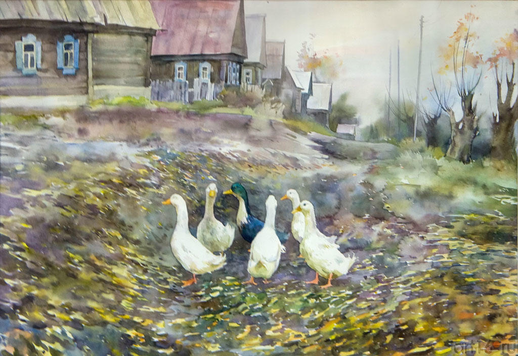 Из серии ʺШепот осениʺ, 2011. Григорьева Л.В., 1967, Казань::II республиканская выставка акварели