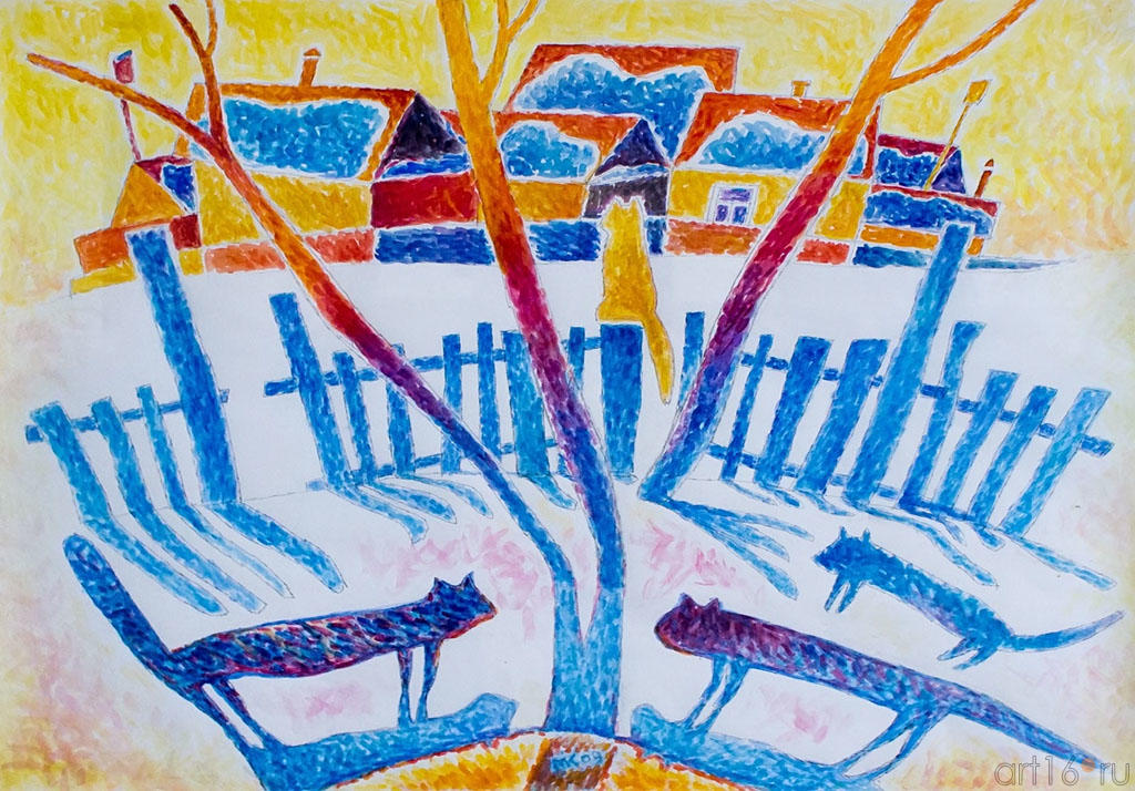 Новенькая. 2009. Кузнецов М.И., 1946, Казань::II республиканская выставка акварели