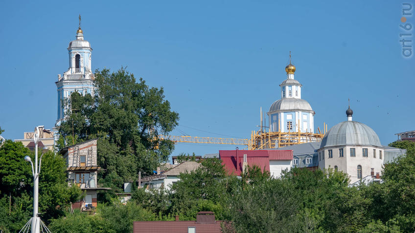  Храм Николая Чудотворца (на заднем плане)::Воронеж 20.07.2019
