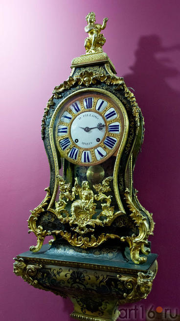 Часы-картель с консолью ʺЯнусʺ, Франция, XVIII в.::Антикварная галерея ASG