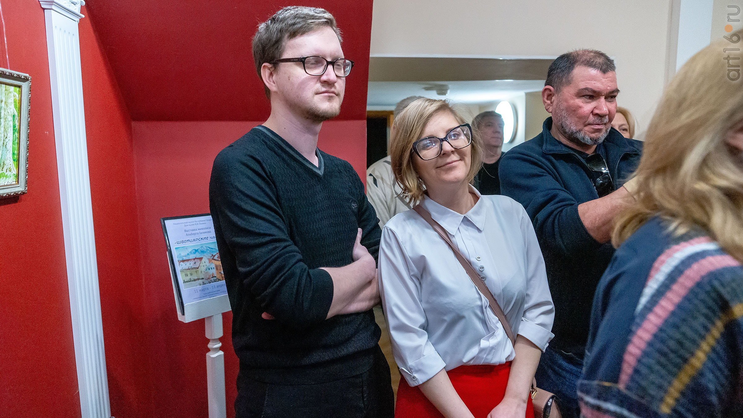 Денис Четырин, Таша Горелова, Тахир Ташев::Альберт Галимов. Выставка «Швейцарские часы»