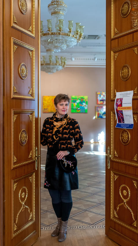 Елена Сунгатова::Выставка Союза художников Республики Татарстан «50 женских ликов»
