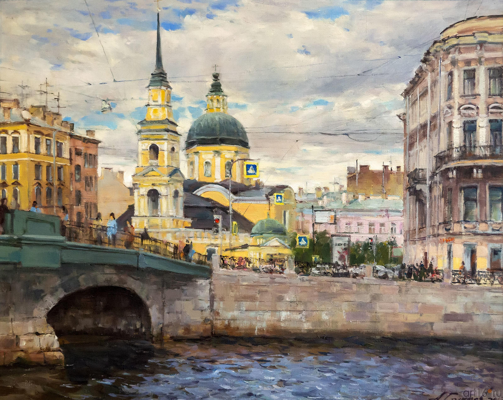 Художник Азат Галимов (Санкт-Петербург лето) картины