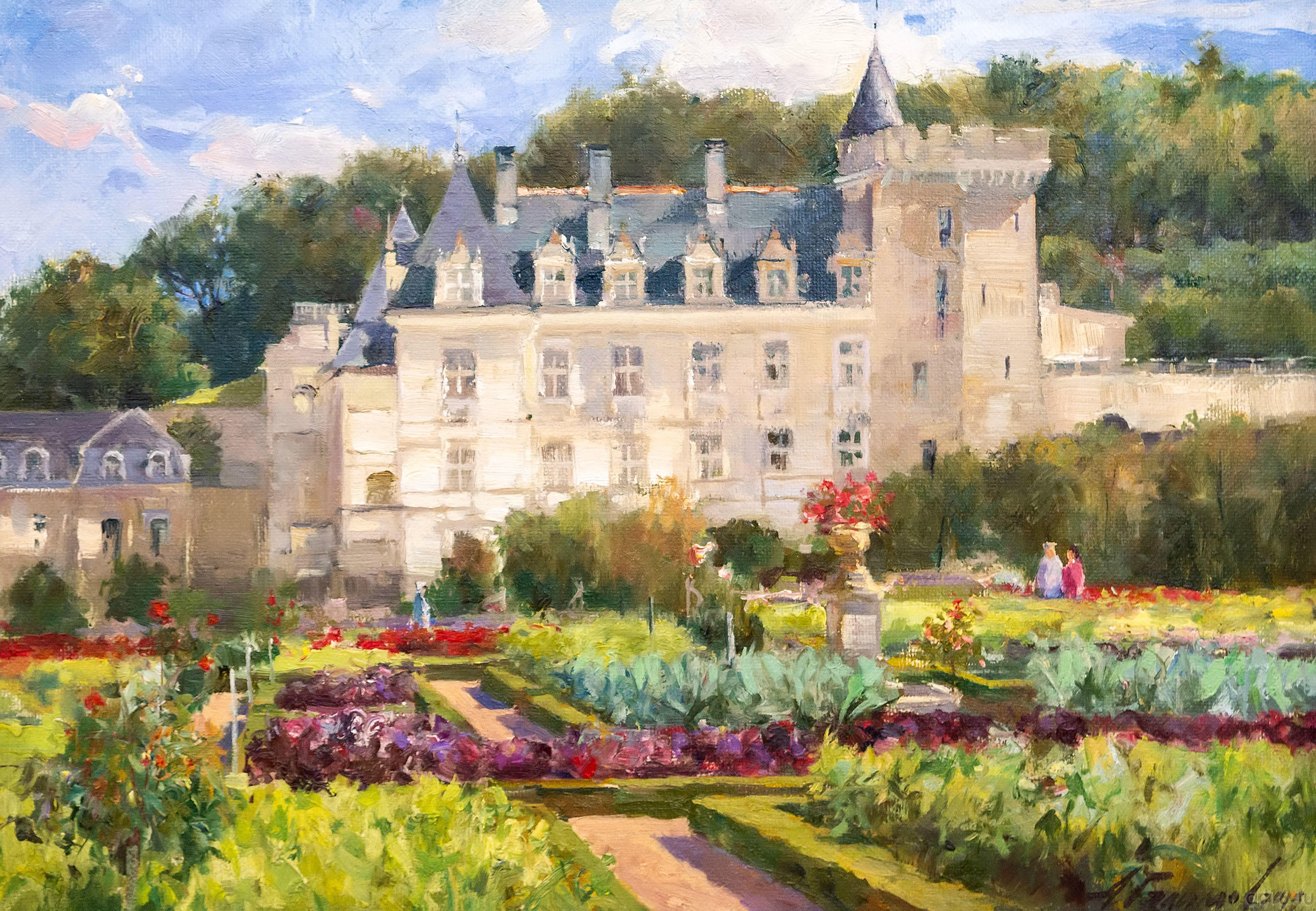 Замки Луары. Chateau de Villandry. 2015. Азат Галимов::Выставка «Азат Галимов. Между Западом и Востоком»