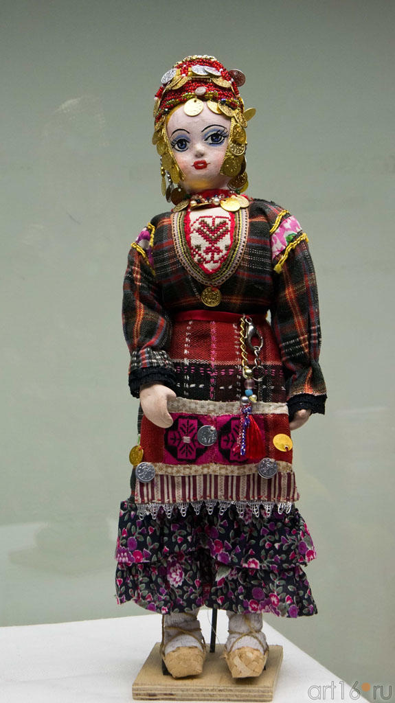 Кукла авторская в чувашском костюме. Шаркова Т.В., 1954::Искусство чувашского народа