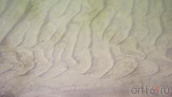 Речной песок. Вид сквозь воду