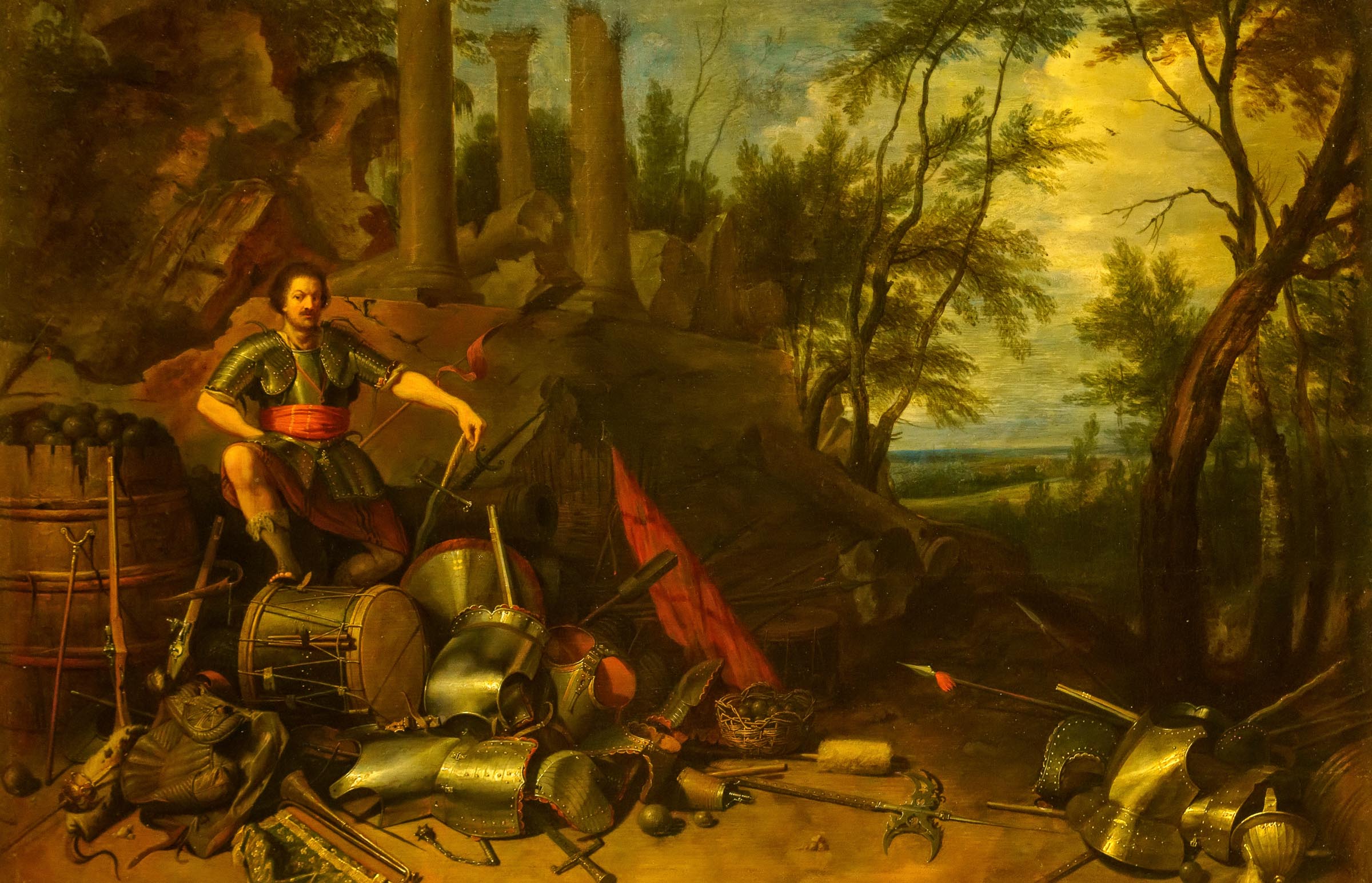 Вынужденное бездействие Марса. Между 1649 и 1651 гг. Давид Рейкарт III:: «Золотой век фламандского искусства» из собрания Государственного Эрмитажа