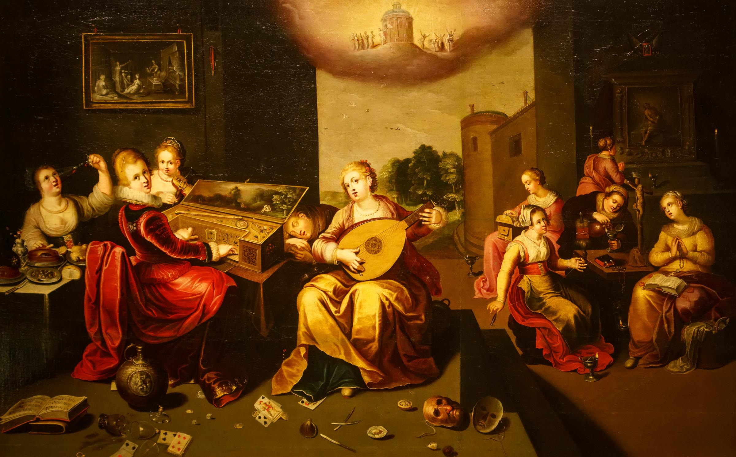 Притча о девах разумных и неразумных. после 1604 года:: «Золотой век фламандского искусства» из собрания Государственного Эрмитажа