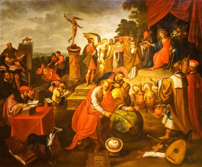 Аллегория случая. 1627. Франс Франкен II:: «Золотой век фламандского искусства» из собрания Государственного Эрмитажа